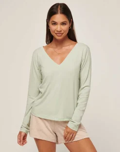 Bay Waves Vneck Top