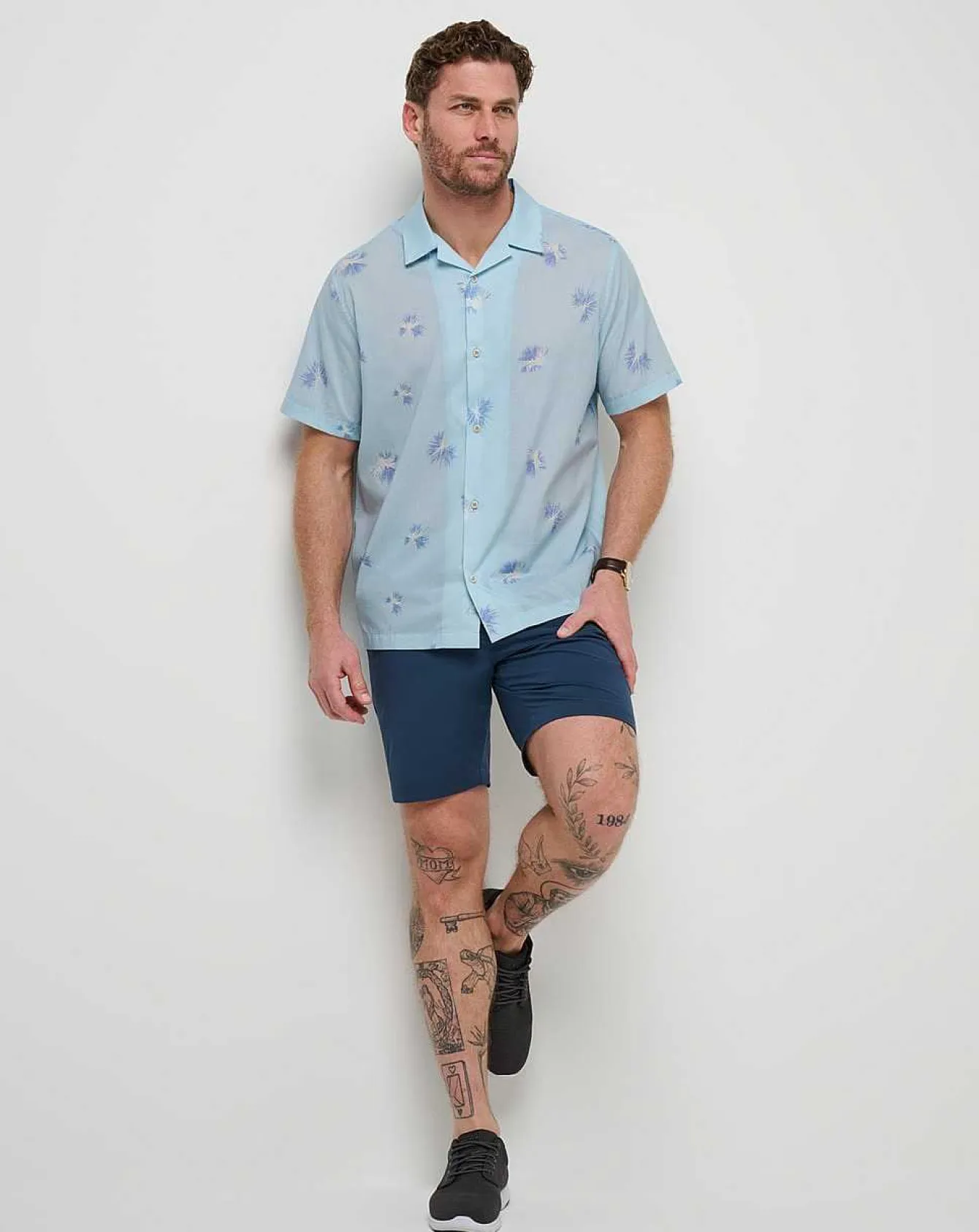 Casino Holiday Button-Up
