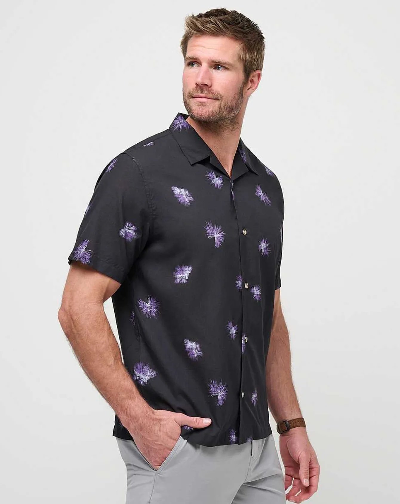 Casino Holiday Button-Up