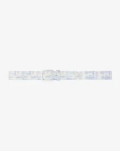 Coconut Mojito Canvas Stretch Belt