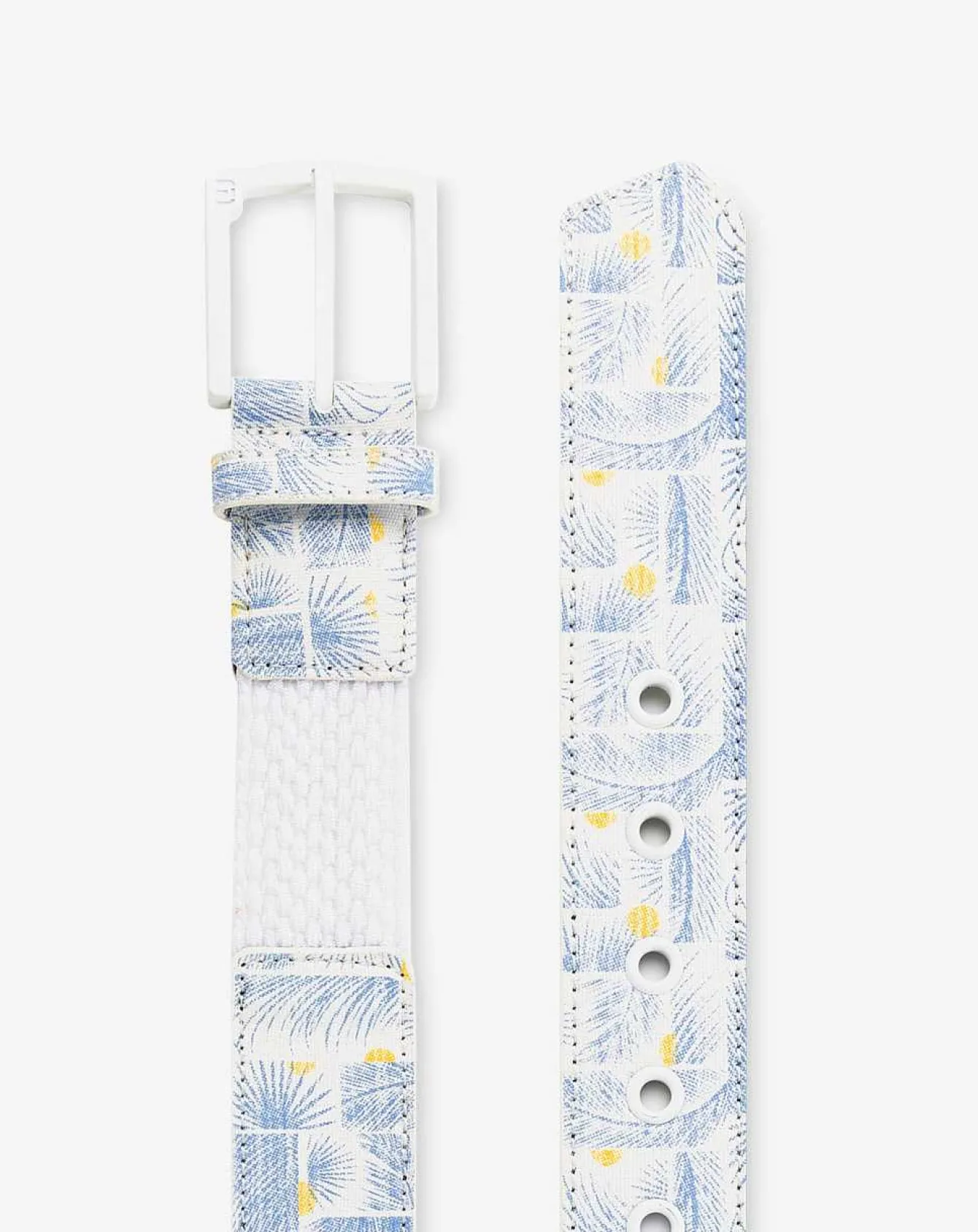 Coconut Mojito Canvas Stretch Belt