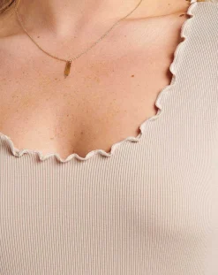 Fizzy Drink Cloud Ribbed Top