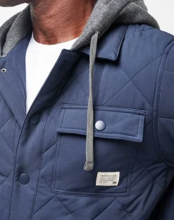Grey Wave Full Zip Hoodie