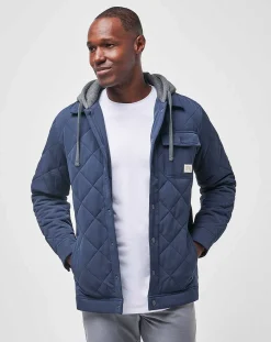 Grey Wave Full Zip Hoodie