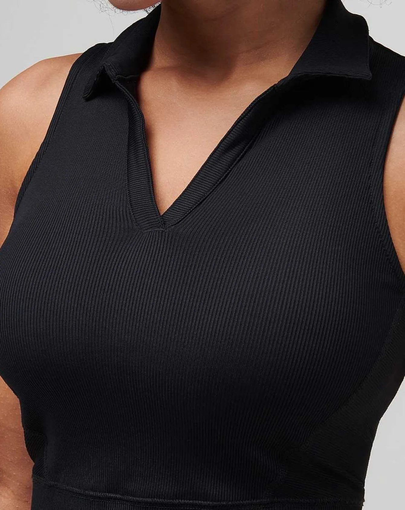 Moveknit Sleeveless Vneck Polo