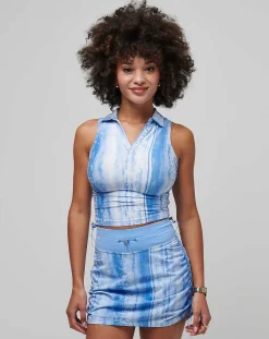 Salt Air, Don'T Care Moveknit Sleeveless Polo