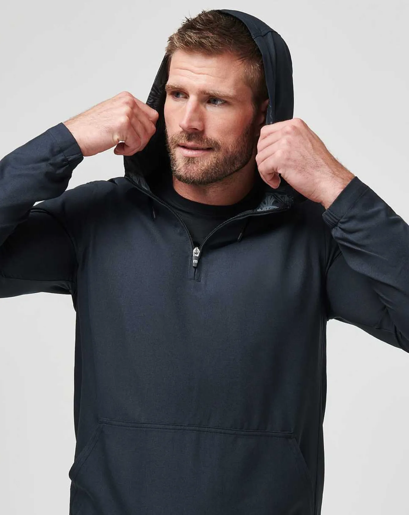 Tech Hoodie Quarter Zip