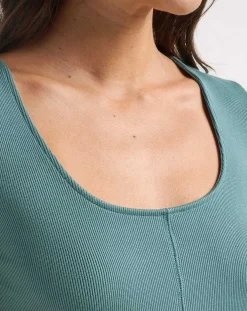 Tranquility Cloud Ribbed Top